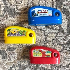3 Fisher Price Smart Cycle Game Cartridges